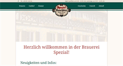 Desktop Screenshot of brauerei-spezial.de